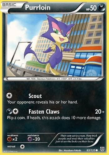 Carta Purrloin (83/135) do set Tempestade de Plasma — Pokémon TCG | Bynx