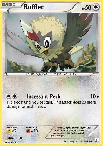 Carta Rufflet (115/135) do set Tempestade de Plasma — Pokémon TCG | Bynx