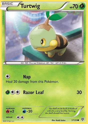Carta Turtwig (1/135) do set Tempestade de Plasma — Pokémon TCG | Bynx
