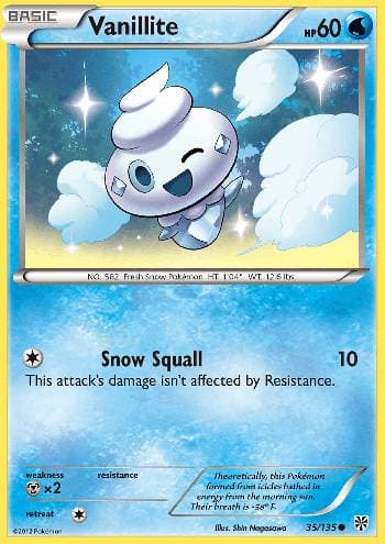 Carta Vanillite (35/135) do set Tempestade de Plasma — Pokémon TCG | Bynx