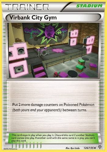 Carta Virbank City Gym (126/135) do set Tempestade de Plasma — Pokémon TCG | Bynx