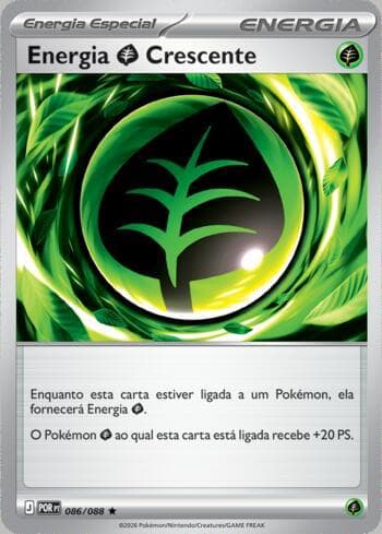 Carta Growing G Energy (086/88) do set Liga BR — POR — Pokémon TCG | Bynx