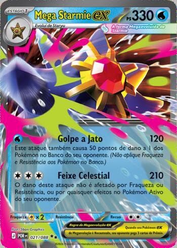 Mega Starmie ex (021/88) — Liga BR — POR
