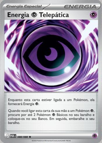 Carta Telepathic P Energy (088/88) do set Liga BR — POR — Pokémon TCG | Bynx