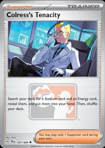 Carta Colress's Tenacity (057/004) do set Liga BR — PPMYC — Pokémon TCG | Bynx