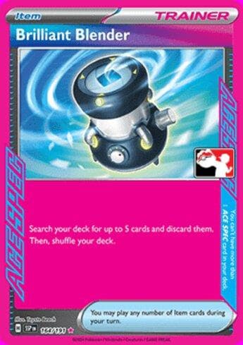 Carta Brilliant Blender (164/90) do set Liga BR — PPP8 — Pokémon TCG | Bynx