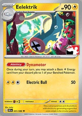 Carta Eelektrik (031/90) do set Liga BR — PPP8 — Pokémon TCG | Bynx