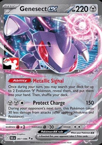 Carta Genesect ex (067/90) do set Liga BR — PPP8 — Pokémon TCG | Bynx