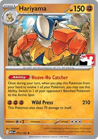 Carta Hariyama (073/90) do set Liga BR — PPP8 — Pokémon TCG | Bynx