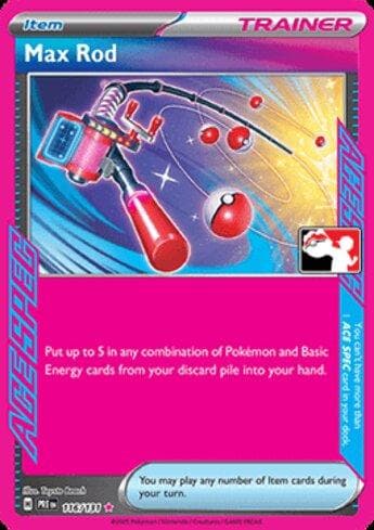 Carta Max Rod (116/90) do set Liga BR — PPP8 — Pokémon TCG | Bynx