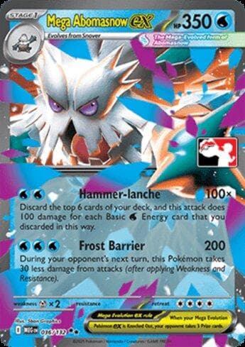 Carta Mega Abomasnow ex (036/90) do set Liga BR — PPP8 — Pokémon TCG | Bynx