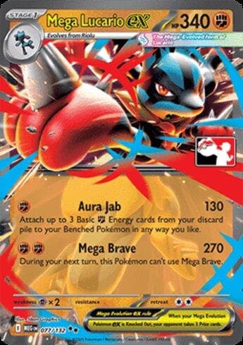 Mega Lucario ex (077/90) — Liga BR — PPP8