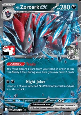Carta N's Zoroark ex (098/90) do set Liga BR — PPP8 — Pokémon TCG | Bynx