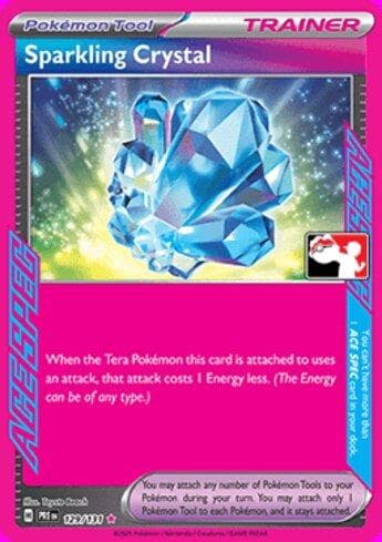 Carta Sparkling Crystal (129/90) do set Liga BR — PPP8 — Pokémon TCG | Bynx