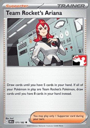 Carta Team Rocket's Ariana (171/90) do set Liga BR — PPP8 — Pokémon TCG | Bynx