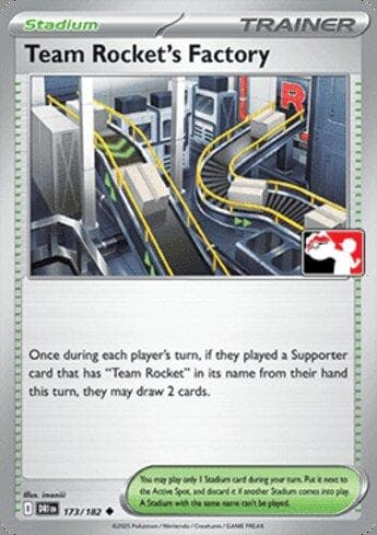 Carta Team Rocket's Factory (173/90) do set Liga BR — PPP8 — Pokémon TCG | Bynx