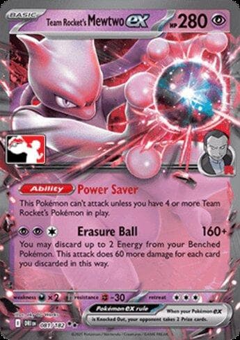 Team Rocket's Mewtwo ex (081/90) — Liga BR — PPP8