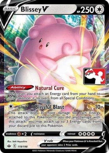 Carta Blissey-V (119/170) do set Play! Pokémon Prize Pack Series One — Pokémon TCG | Bynx