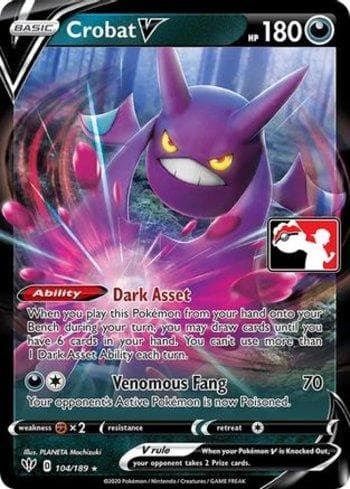 Carta Crobat-V (104/170) do set Play! Pokémon Prize Pack Series One — Pokémon TCG | Bynx