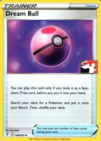 Carta Dream Ball (146a/170) do set Play! Pokémon Prize Pack Series One — Pokémon TCG | Bynx