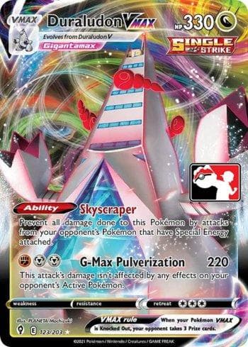 Carta Duraludon-VMAX (123b/170) do set Play! Pokémon Prize Pack Series One — Pokémon TCG | Bynx