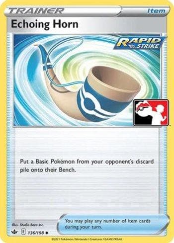 Carta Echoing Horn (136a/170) do set Play! Pokémon Prize Pack Series One — Pokémon TCG | Bynx