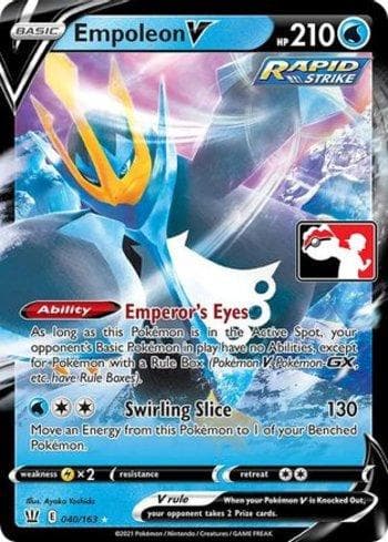 Carta Empoleon-V (040a/170) do set Play! Pokémon Prize Pack Series One — Pokémon TCG | Bynx