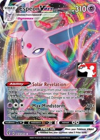 Carta Espeon-VMAX (065a/170) do set Play! Pokémon Prize Pack Series One — Pokémon TCG | Bynx