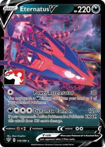 Carta Eternatus-V (116a/170) do set Play! Pokémon Prize Pack Series One — Pokémon TCG | Bynx