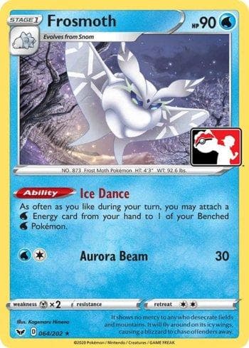 Carta Frosmoth (064c/170) do set Play! Pokémon Prize Pack Series One — Pokémon TCG | Bynx