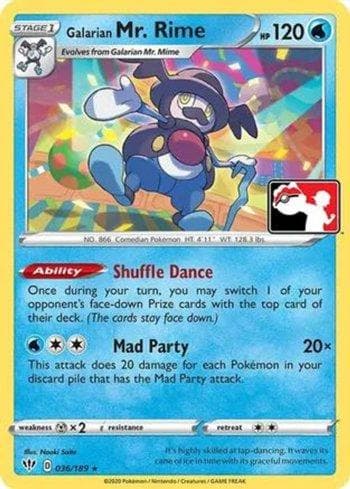 Galarian Mr. Rime (036b/170) — Play! Pokémon Prize Pack Series One