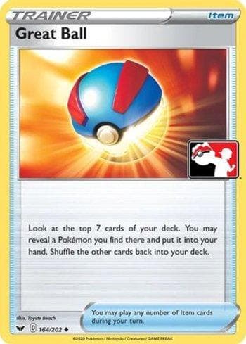 Carta Great Ball (164a/170) do set Play! Pokémon Prize Pack Series One — Pokémon TCG | Bynx