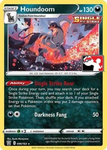 Carta Houndoom (096/170) do set Play! Pokémon Prize Pack Series One — Pokémon TCG | Bynx