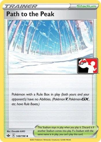Carta Path to the Peak (148b/170) do set Play! Pokémon Prize Pack Series One — Pokémon TCG | Bynx