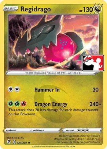 Carta Regidrago (124/170) do set Play! Pokémon Prize Pack Series One — Pokémon TCG | Bynx