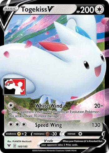 Togekiss-V (140c/170) — Play! Pokémon Prize Pack Series One