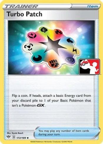 Carta Turbo Patch (172/170) do set Play! Pokémon Prize Pack Series One — Pokémon TCG | Bynx