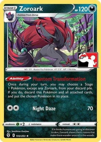 Carta Zoroark (103b/170) do set Play! Pokémon Prize Pack Series One — Pokémon TCG | Bynx