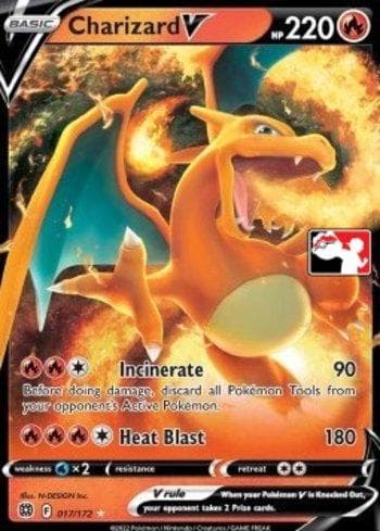 Charizard-V (017/154) — Play! Pokémon Prize Pack Series Two