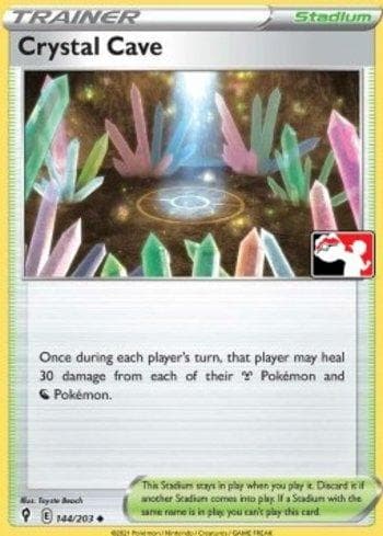 Carta Crystal Cave (144a/154) do set Play! Pokémon Prize Pack Series Two — Pokémon TCG | Bynx