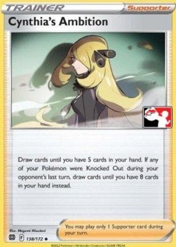 Cynthia's Ambition (138b/154) — Play! Pokémon Prize Pack Series Two