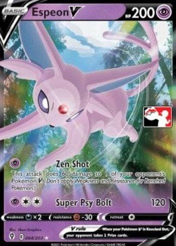 Espeon-V (064b/154) — Play! Pokémon Prize Pack Series Two