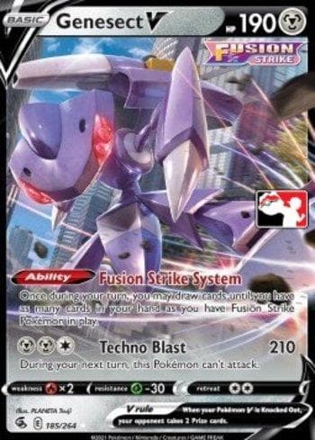 Carta Genesect-V (185/154) do set Play! Pokémon Prize Pack Series Two — Pokémon TCG | Bynx