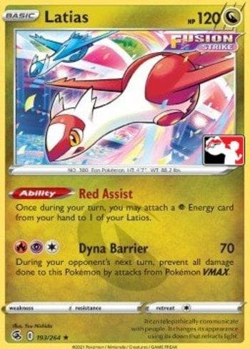 Carta Latias (193/154) do set Play! Pokémon Prize Pack Series Two — Pokémon TCG | Bynx