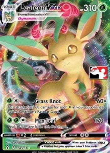Leafeon-VMAX (008b/154) — Play! Pokémon Prize Pack Series Two
