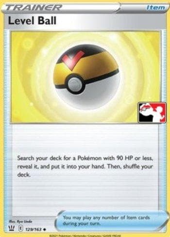 Carta Level Ball (129/154) do set Play! Pokémon Prize Pack Series Two — Pokémon TCG | Bynx