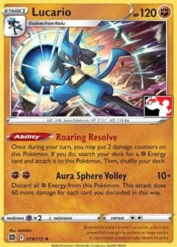 Carta Lucario (079b/154) do set Play! Pokémon Prize Pack Series Two — Pokémon TCG | Bynx