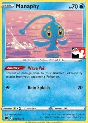 Carta Manaphy (041b/154) do set Play! Pokémon Prize Pack Series Two — Pokémon TCG | Bynx