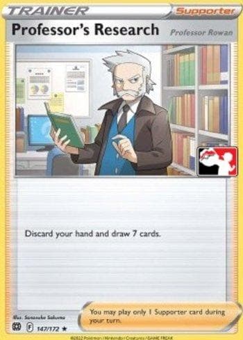 Carta Professor's Research: Professor Rowan (147/154) do set Play! Pokémon Prize Pack Series Two — Pokémon TCG | Bynx