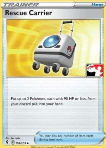 Carta Rescue Carrier (154/154) do set Play! Pokémon Prize Pack Series Two — Pokémon TCG | Bynx